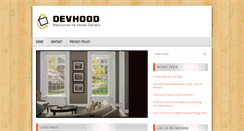 Desktop Screenshot of devhood.com