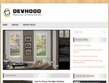 Tablet Screenshot of devhood.com